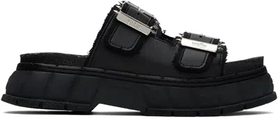 Shop Viron Black 2018 Sandals In 990 Black