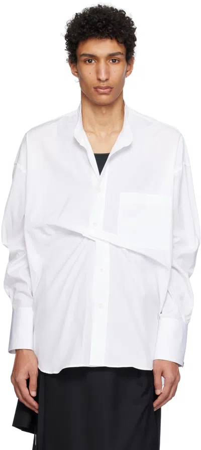 Shop Marina Yee White Origami Shirt