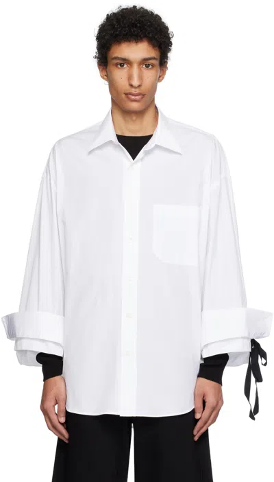 Shop Marina Yee White Oversized Shirt