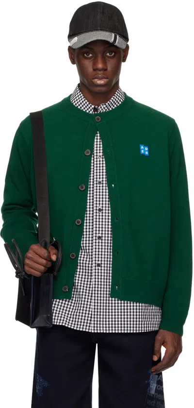 Shop Ader Error Green Significant Patch Cardigan