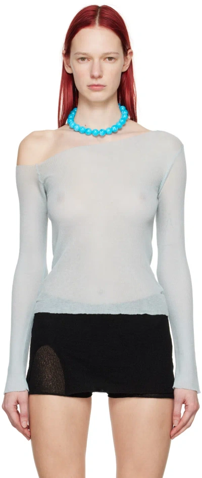 Shop Paloma Wool Blue Yucca Sweater In 123 Blue