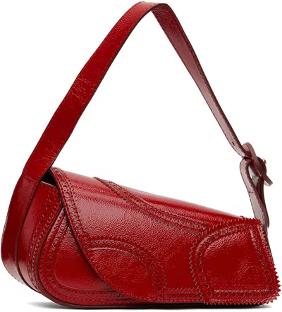 Shop Kiko Kostadinov Red Trivia Bag In Marlboro Red