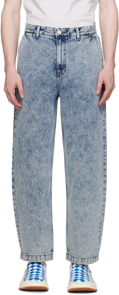 Shop Ader Error Blue Significant Tag Jeans