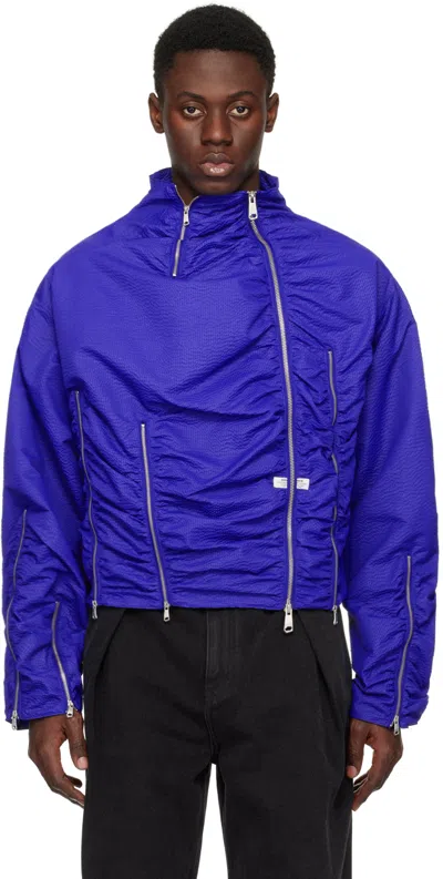 Shop Ader Error Blue Aploe Jacket