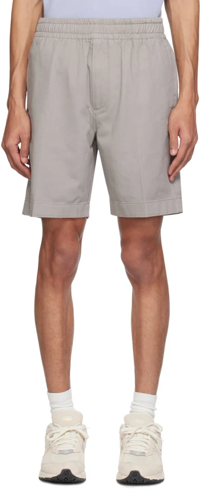 Shop Pottery Gray Comfort Shorts In Light Grey