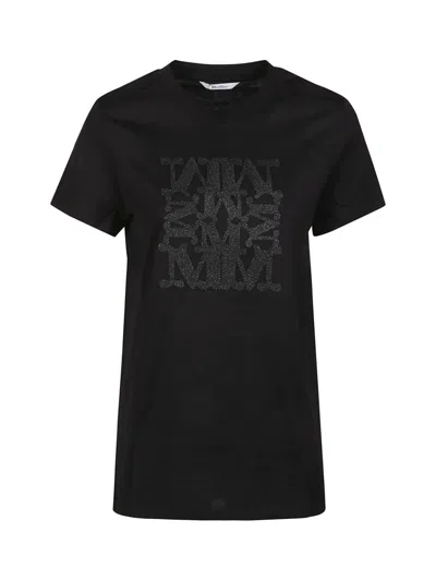 Shop Max Mara Maxmara Taverna Logo T-shirt Black