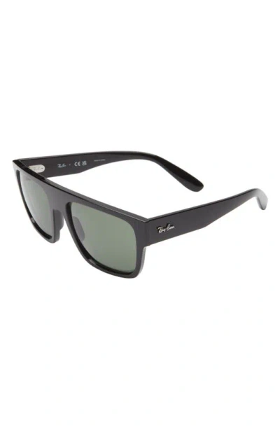 Ray Ban 57mm Square Sunglasses In Black