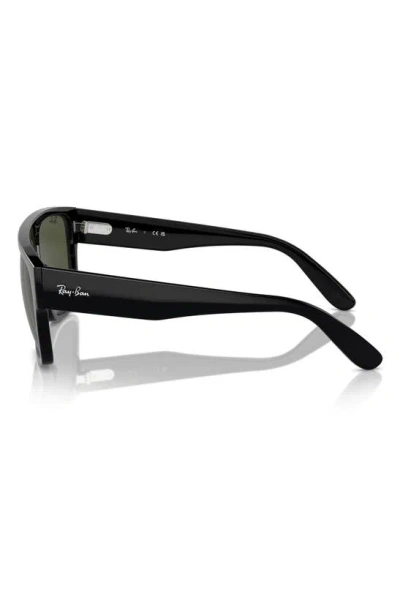 Ray Ban 57mm Square Sunglasses In Black
