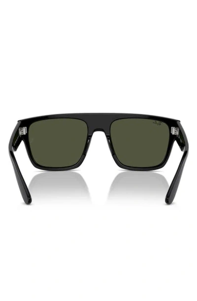 Ray Ban 57mm Square Sunglasses In Black
