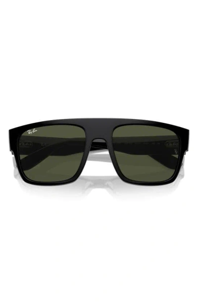 Ray Ban 57mm Square Sunglasses In Black