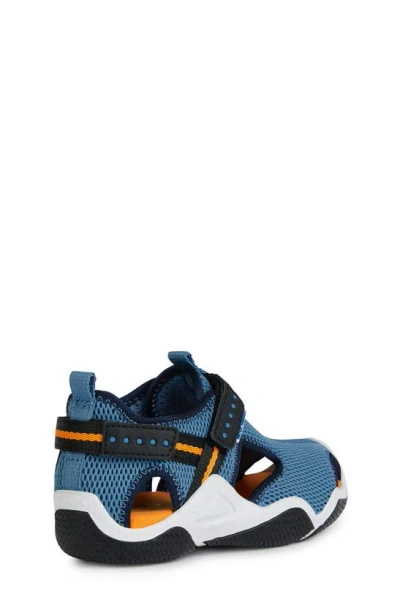 Shop Geox Wader Sandal In Light Blue