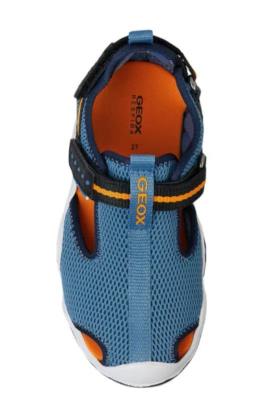 Shop Geox Wader Sandal In Light Blue