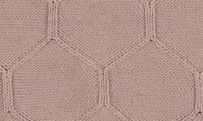 Maniere Honeycomb Scallop Footie In Mauve