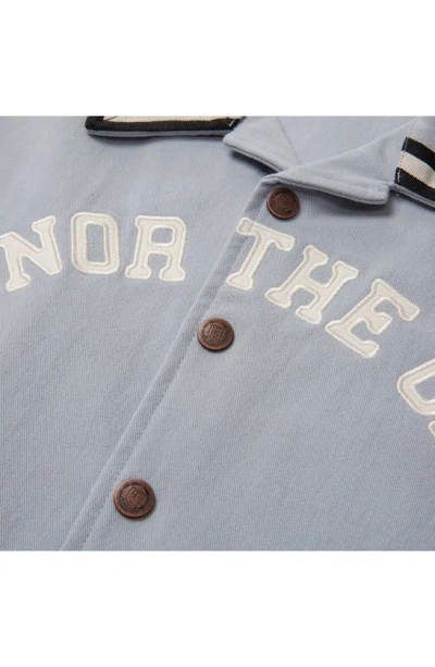 Shop Honor The Gift Tradition Short Sleeve Snap-up Shirt In Stone