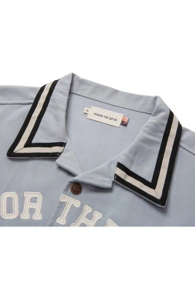 Shop Honor The Gift Tradition Short Sleeve Snap-up Shirt In Stone