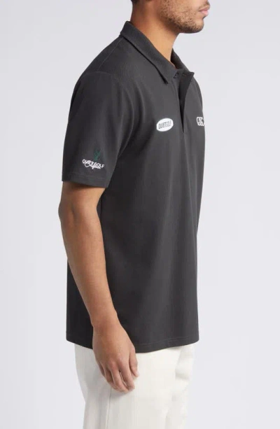 Shop Quiet Golf Tour Polo In Black