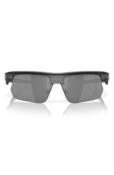 Oakley Half-frame Sunglasses In Black Grey