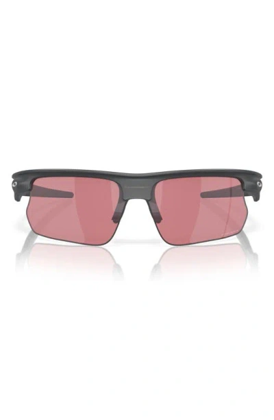 Oakley Bisphaera 68mm Prizm™ Gradient Oversize Polarized Rectangular Sunglasses In Grey Jeans
