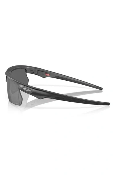 Oakley Half-frame Sunglasses In Black Grey