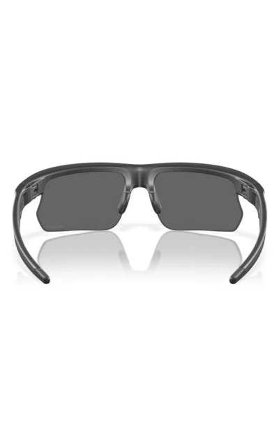 Oakley Half-frame Sunglasses In Black Grey