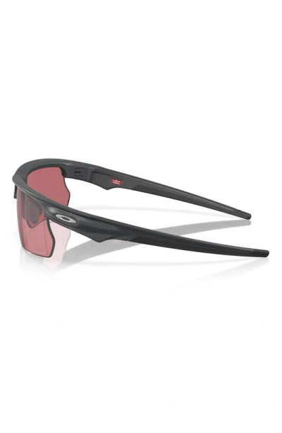Oakley Bisphaera 68mm Prizm™ Gradient Oversize Polarized Rectangular Sunglasses In Grey Jeans