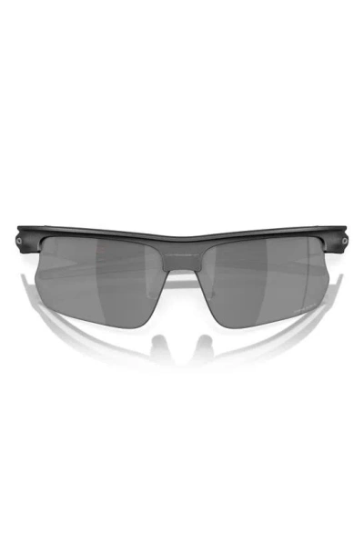 Oakley Half-frame Sunglasses In Black Grey