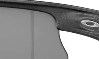 Oakley Half-frame Sunglasses In Black Grey