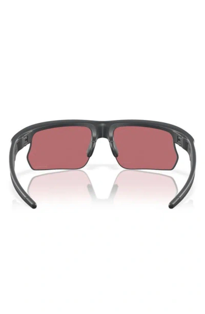 Oakley Bisphaera 68mm Prizm™ Gradient Oversize Polarized Rectangular Sunglasses In Grey Jeans