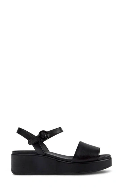 Shop Camper Misia Platform Sandal In Black