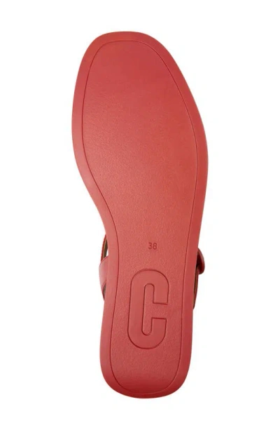 Shop Camper Misia Platform Sandal In Bright Red