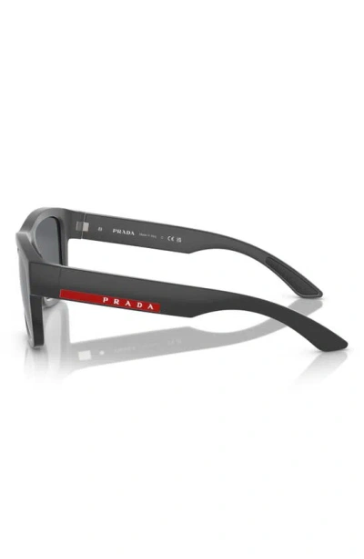 Prada 56mm Pillow Sunglasses In Light Grey Gradient
