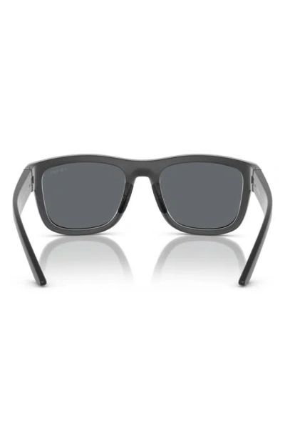 Prada 56mm Pillow Sunglasses In Light Grey Gradient