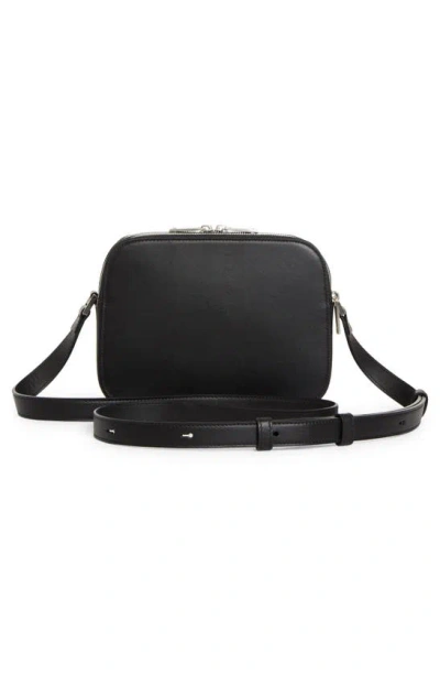 Shop Ferragamo Items Leather Shoulder Bag In Nero