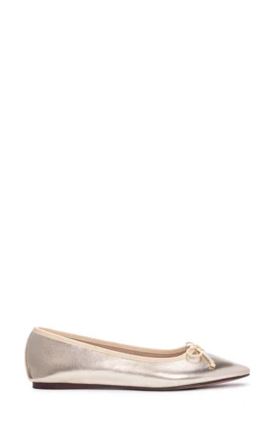 Shop Chinese Laundry Audrey Ballet Flat In Gold