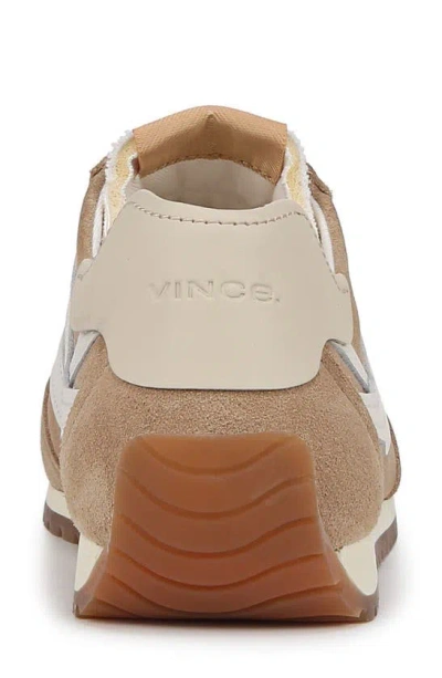 Shop Vince Oasis Sneaker In Camel/ Whitefoam