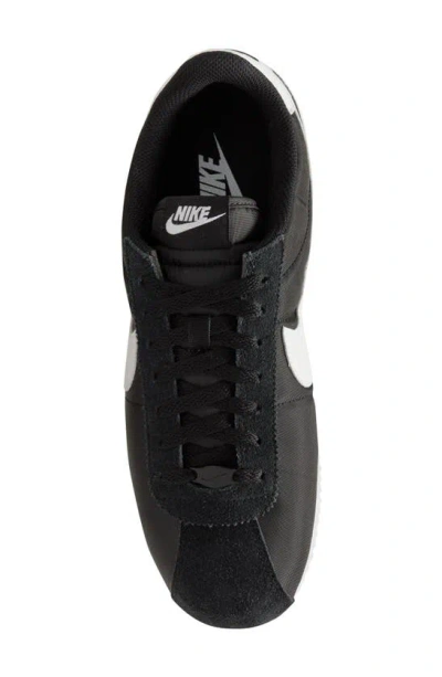 Nike Cortez Txt Sneaker In Black/ White