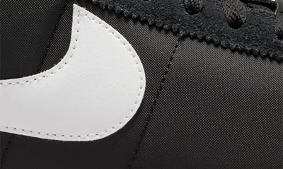 Nike Cortez Txt Sneaker In Black/ White