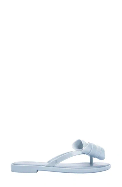 Melissa Slim V Ad Water Resistant Flip Flop In Blue
