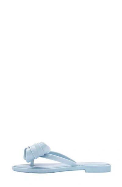 Shop Melissa Slim V Ad Water Resistant Flip Flop In Blue