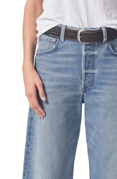 Citizens Of Humanity Gaucho High Waist Crop Wide Leg Organic Cotton Jeans In Sodapop