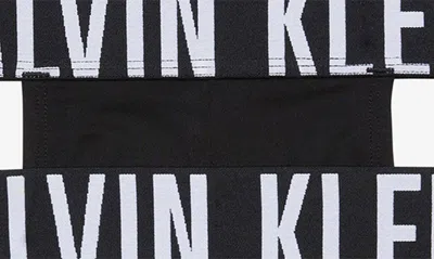 Shop Calvin Klein 3-pack Performance Microfiber Jockstraps In Black/black
