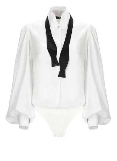 Shop Elisabetta Franchi Shirts White