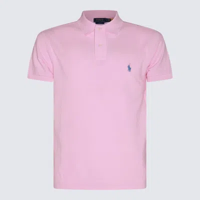 Shop Polo Ralph Lauren Pink Cotton Polo Shirt In Carmel Pink