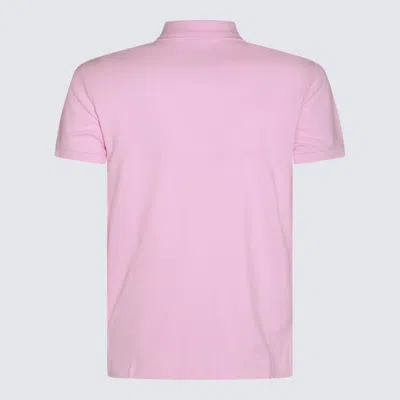 Shop Polo Ralph Lauren Pink Cotton Polo Shirt In Carmel Pink