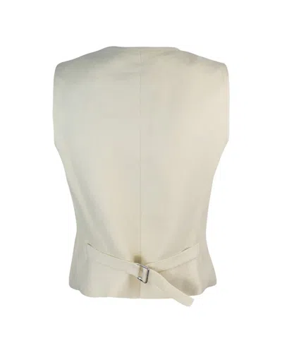 Shop Weekend Max Mara Waistcoat In Sand