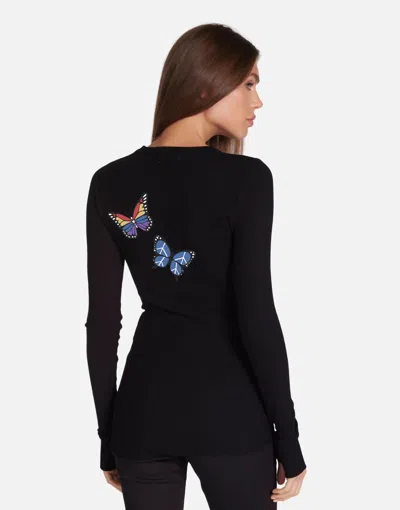 Shop Lauren Moshi X Mckinley X Butterfly In Black