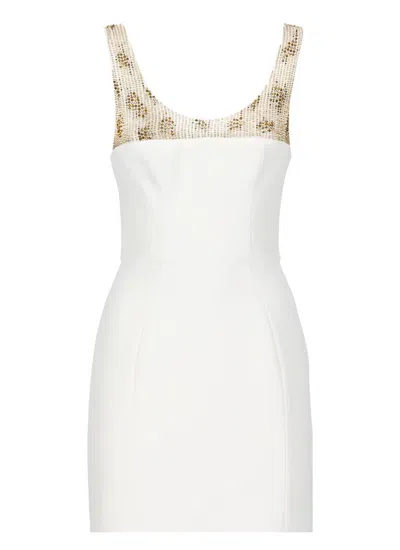 Shop Elisabetta Franchi Dresses White
