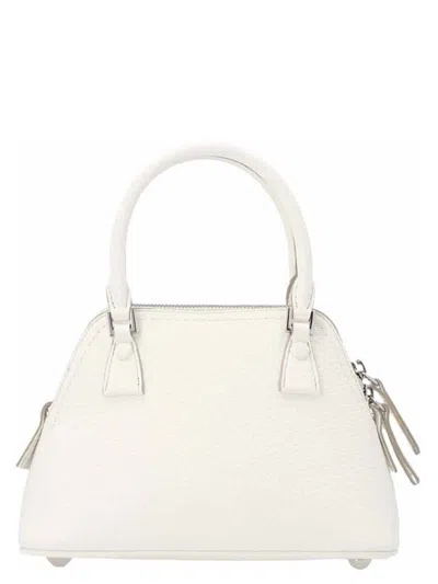Shop Maison Margiela '5ac' Mini Handbag In White