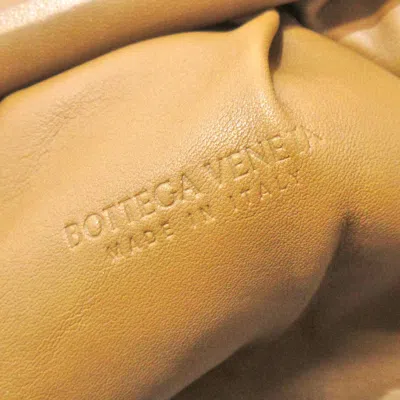 Shop Bottega Veneta Mini Pouch Camel Leather Shoulder Bag ()