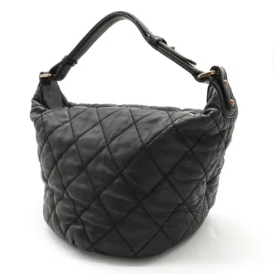 Pre-owned Chanel Wild Stitch Black Leather Tote Bag ()